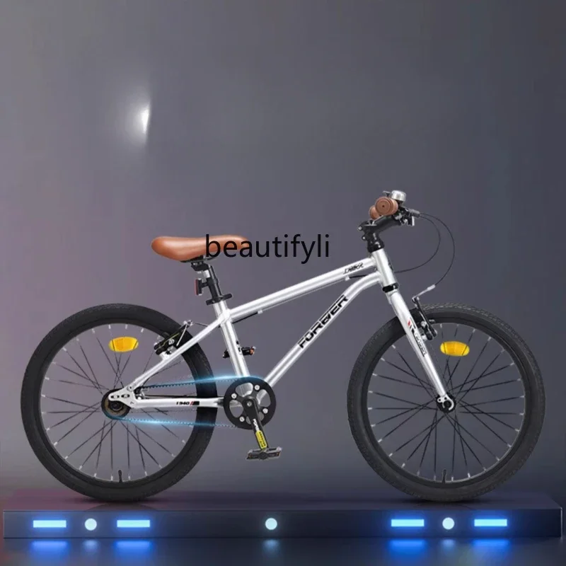 Bicicleta para niños Bicicleta de montaña para niños mayores Bicicleta ultraligera de aleación de aluminio para niños y niñas