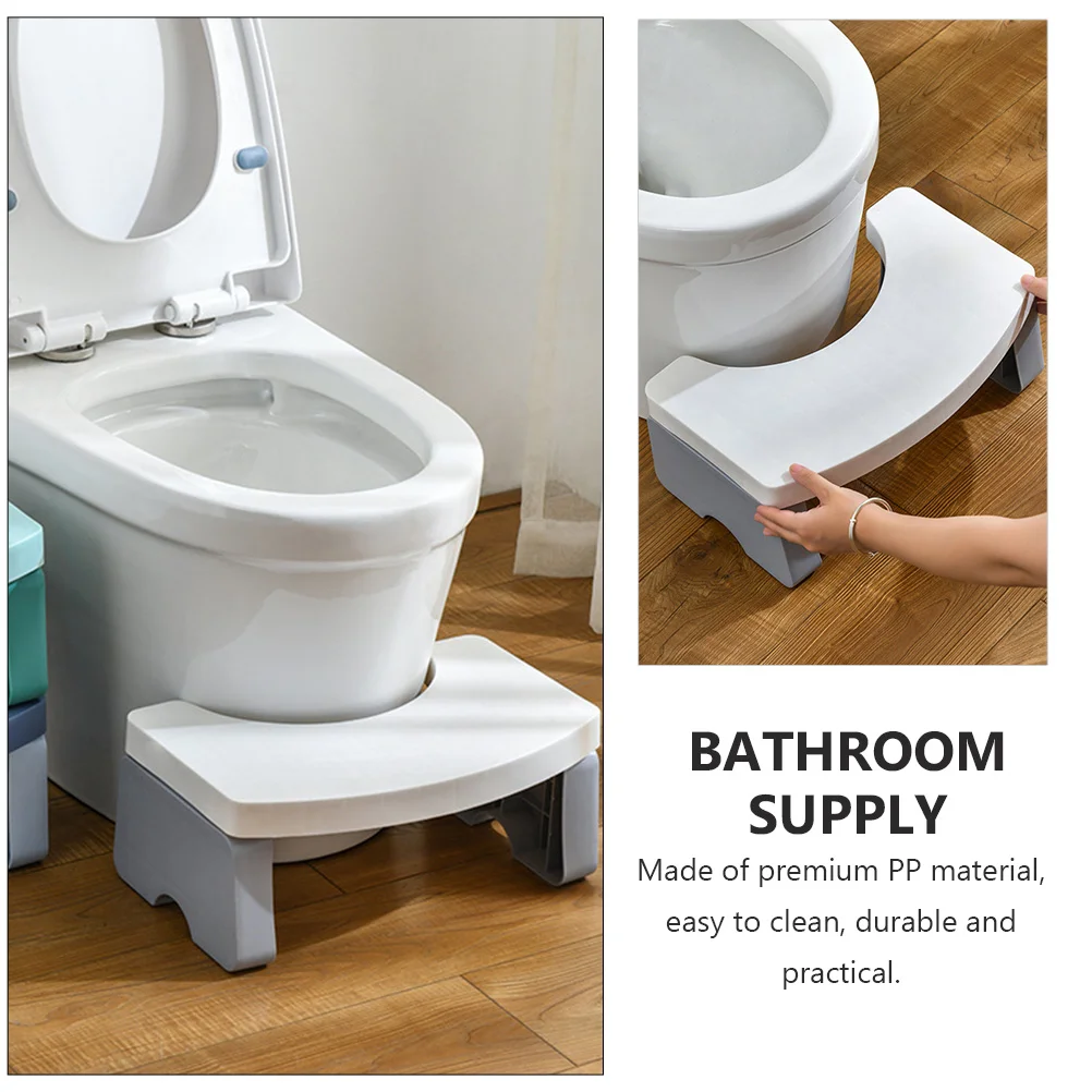 Toilet Step Stool Plastic Footstool Increased Chair Potty Bathroom Pp Creative Child Stools