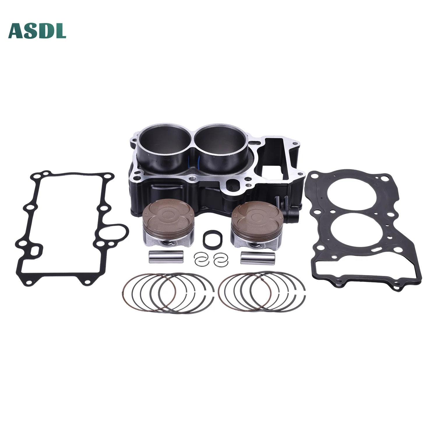 Motorcycle Cylinder Kit Piston & Piston Rings Overhaul Pad for Kawasaki Z400 Ninja 400 EX400HJF EX400HMF 2018-2021 Ninja400 ABS