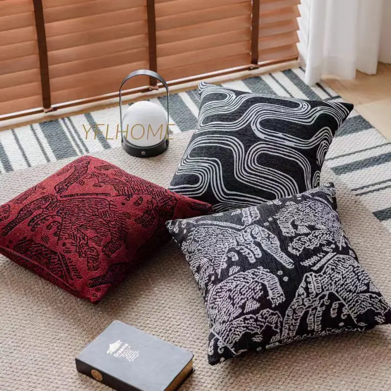 housse-de-coussin-jacquard-double-face-de-haute-qualite-taie-d'oreiller-de-luxe-a-motif-de-tigre-abstrait-labyrinthe-design-avance-decoration-de-maison