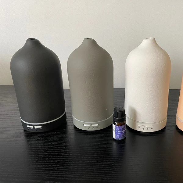 

5 Colors 100ml Essential Oil Diffusers Ultrasonic Ceramic Aroma Diffuser aromatherapy Diffuser for Home