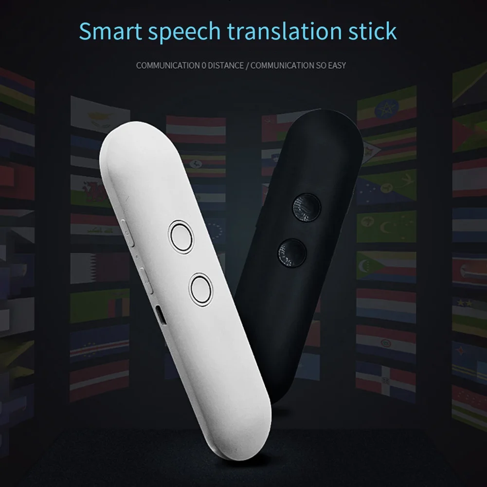 Wireless Smart Multilingual Translator T4 Portable Two-Way Real-Time Translation Supports 40 Languages With BLUETOOTH compatible