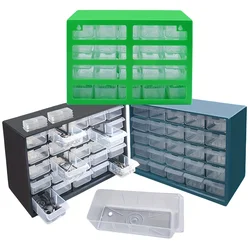 25 Multi-grid Drawer Parts Box Wall-mounted Screw Classification Component Box Tool Case electronic components Storage ToolBox