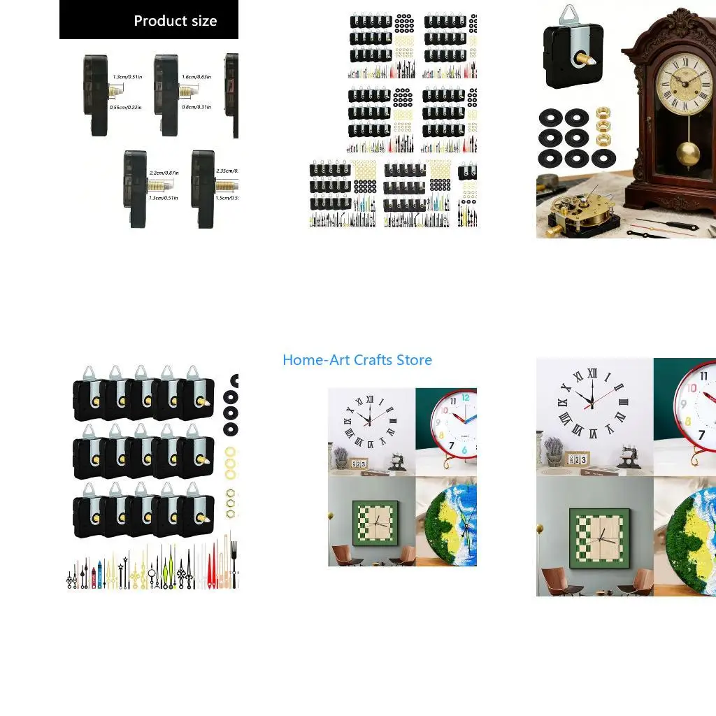 Y3NA Noiseless Quartzs Clock Movements With Hands Set For Wall And Table Clock Repair