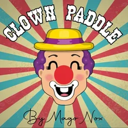 Clown Paddle Trick by No Magic Tricks(Gimmick and Instructions) Clown Nose Vanishes Close-up Illusions Kids Funny Props Easy