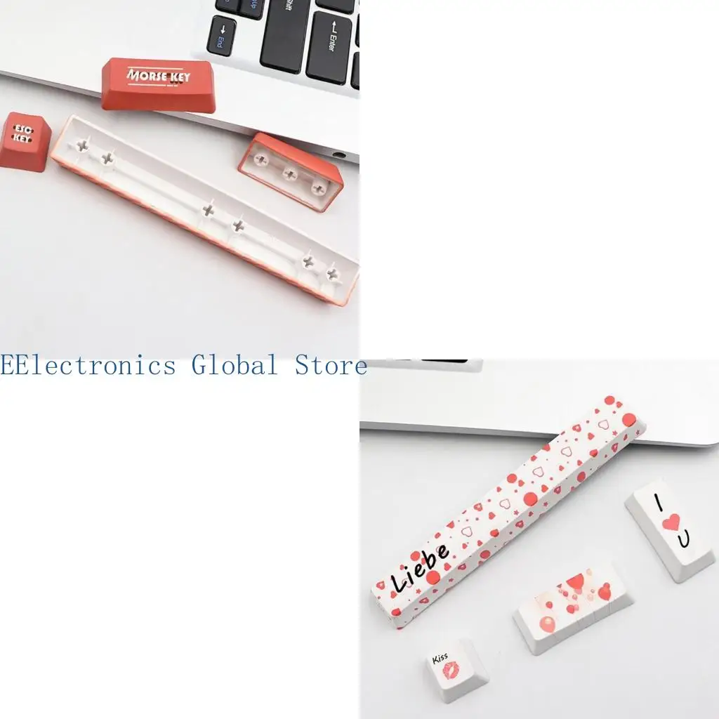 462B Dye-subbed PBT 4 Keycaps Keycap, Spacebar Keycap, Esc Keycap Enter Keycap