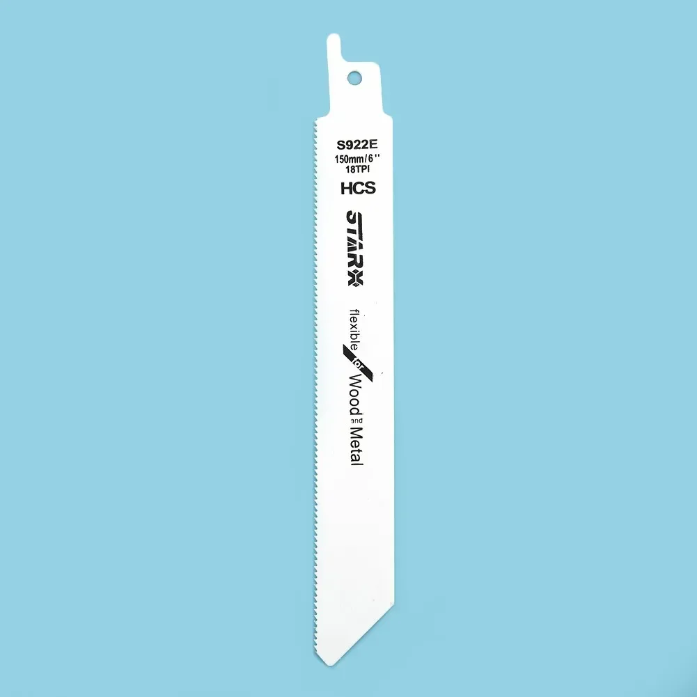 5X 150mm S922EF Oszillierende Säbelsägeblätter für Holz-, Metall- und Rohrschneidarbeiten – Detail 6