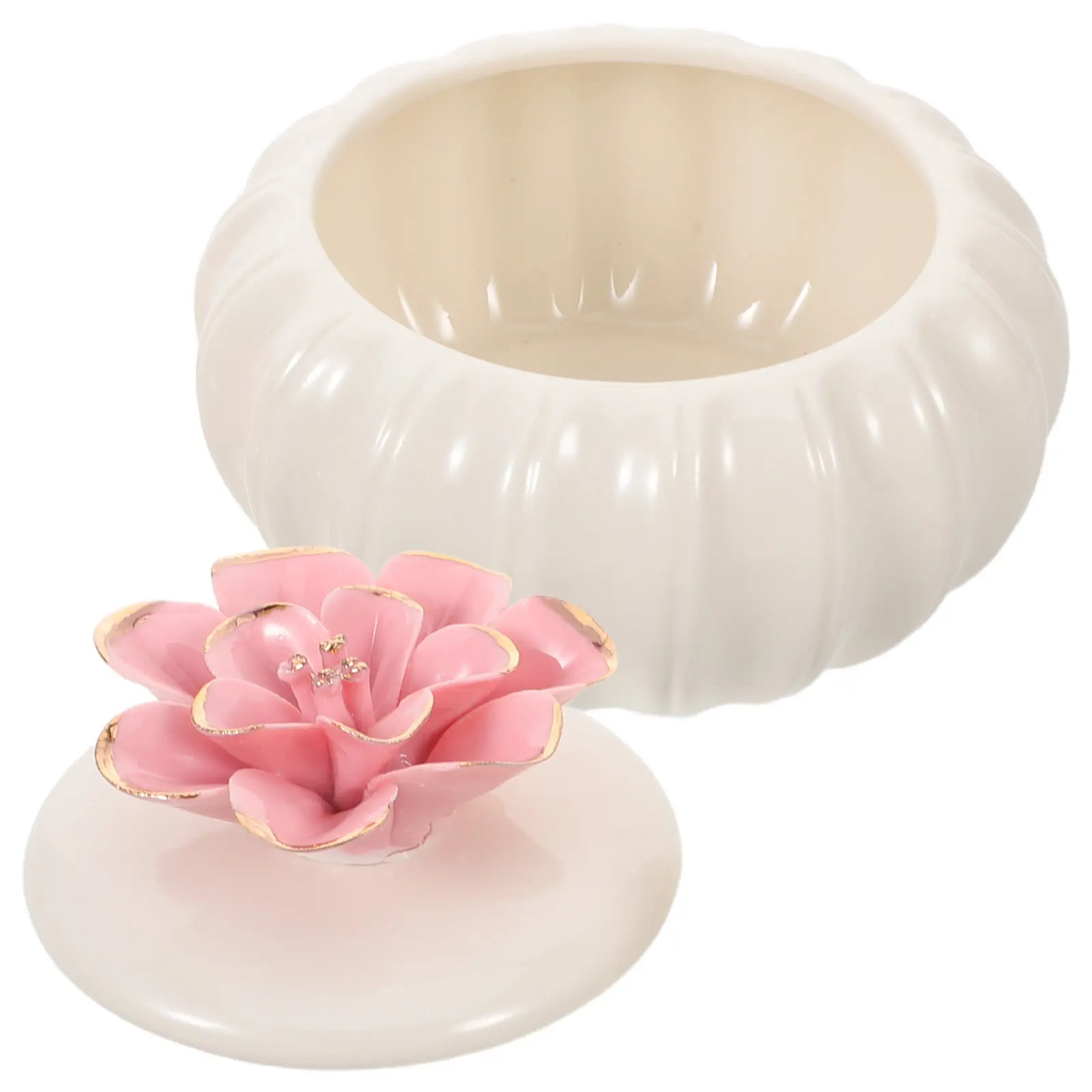 

Ceramic Jewelry Storage Box Nordic Style Artistic Ceramic Jar Decorative Trinket Organizer for Rings Earrings Bracelets Jewelry