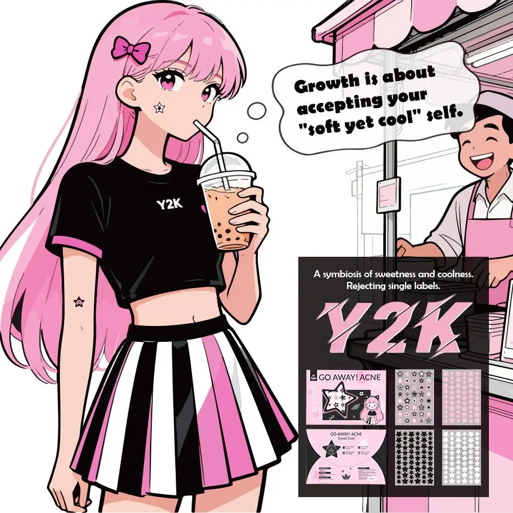 220/660pcs Colorful Star Pimple Patch Colorful Invisible Acne Removal Skin Care Stickers Concealer Face Spot Makeup Tools