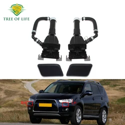 Front Headlight Washer Spray Nozzle Cap For Mitsubishi Outlander XL 2010-2013 Airtrek 2010-2012 8264A138 8264A140BA 8264A139BA