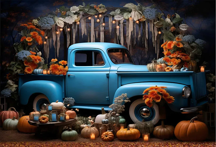 Mehofond Photography Background Autumn Pumpkin Fall Farm Thanksgiving Child Birthday Party Portrait Decor Backdrop Photo Studio