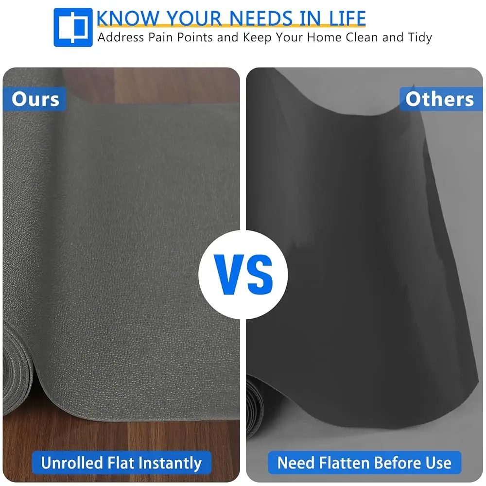 Shelf Liner For Cabinets, Drawer Non Adhesive Non Slip Foam Mat For Kitchen, Pantry, Bathroom, Cupboard, Garage, Closet,