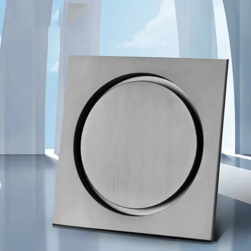 

10 см квадратная круглая невидимая стиральная машина слив в пол душ комната балкон кухня ванная комната антизапах слив двойного назначения