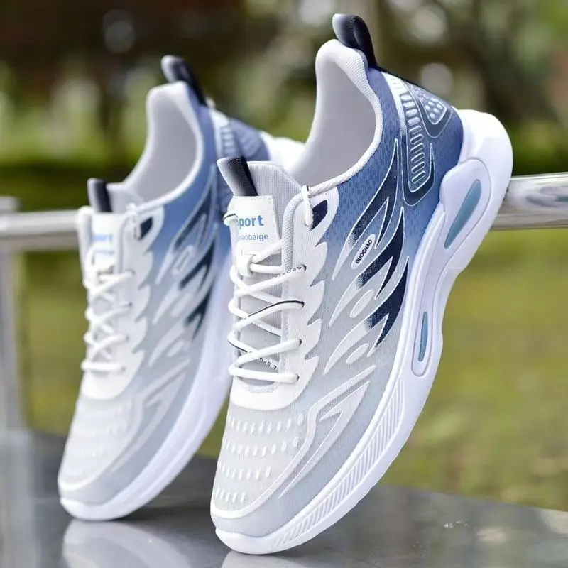

2025 spring and autumn new mesh sports shoes soft sole men's shoes breathable non-slip men's casual mesh shoes running shoes