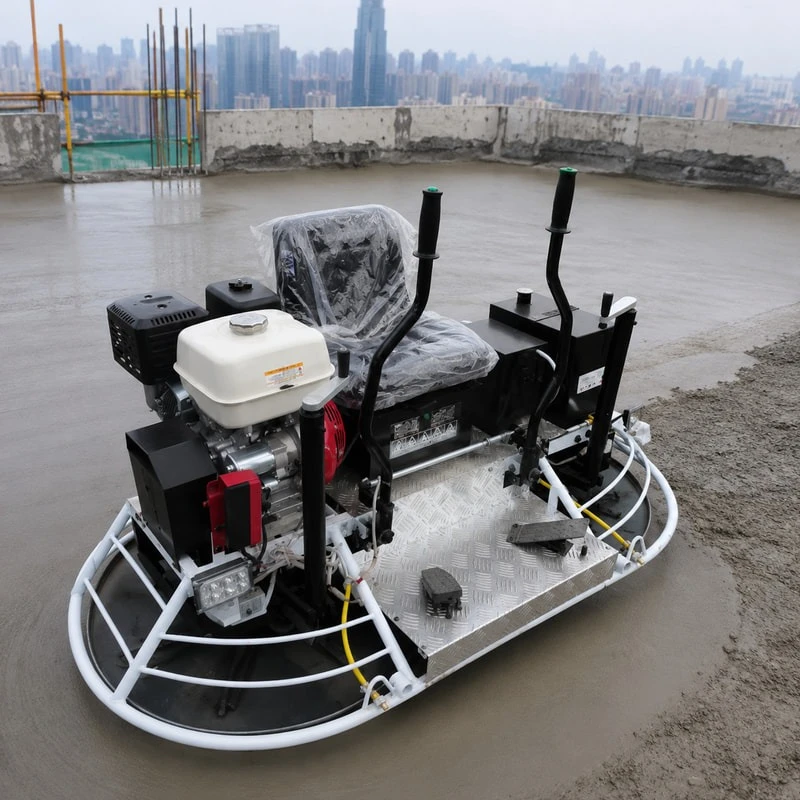 Riding Power Trowel with Fast Surface Smoothing for Bridge Deck Finishing Customized Smooth Finish Concrete Finishing Machine