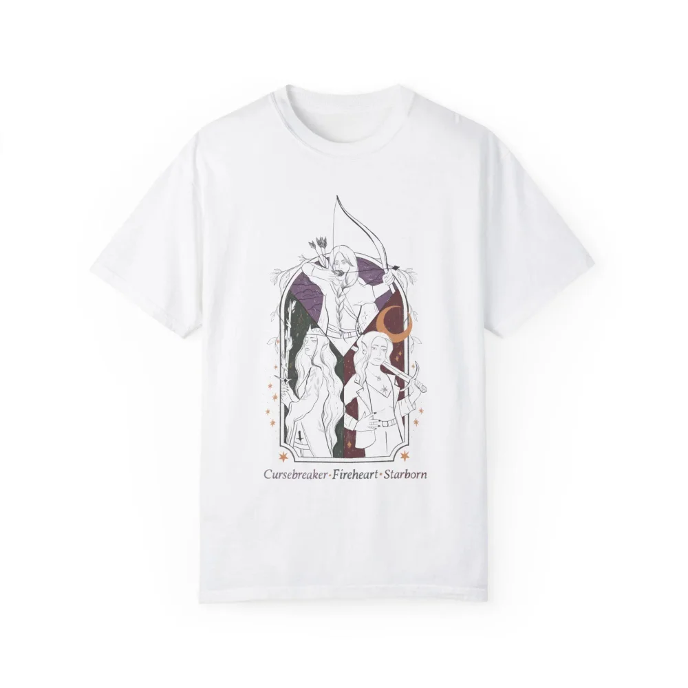 여성 코튼 티셔츠 라이센스 마스버스 스웨트셔츠 아엘린 갈란티니우스 브라이스 퀸란 페이레 아처론 파이어하트 스타본 하이 레이디