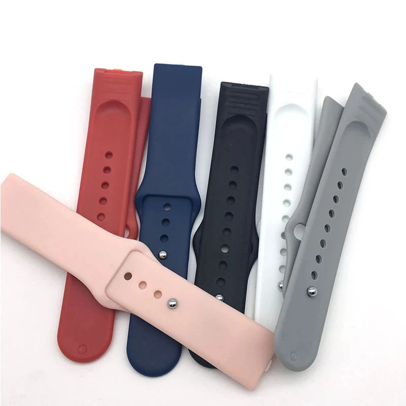 Silicone Strap for Y68 D20 D28 116Plus Smartwatch Adjustable Replace Comfortable Watchband Bracelet Belt Watch Band Accessories