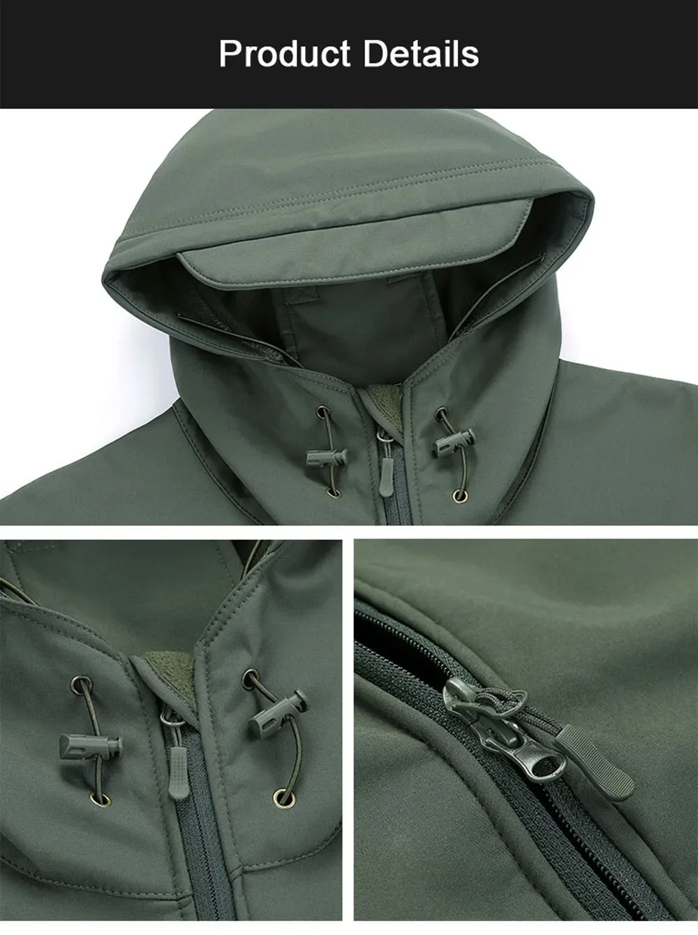 Military Shark Skin Soft Shell Jackets Men Tactical Windproof Waterproof Jacket Men Army Combat Jackets Mens Hooded Bomber Coats 20 S05316223c62e416da5654d90b7ccd64dB