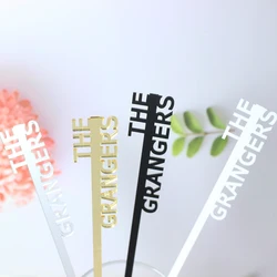 30/50/100Pcs Personalized Acrylic Stirrers Custom Lasercut Drink Stirrers Invials Drinks Wedding Stirrers Cocktail Toppers