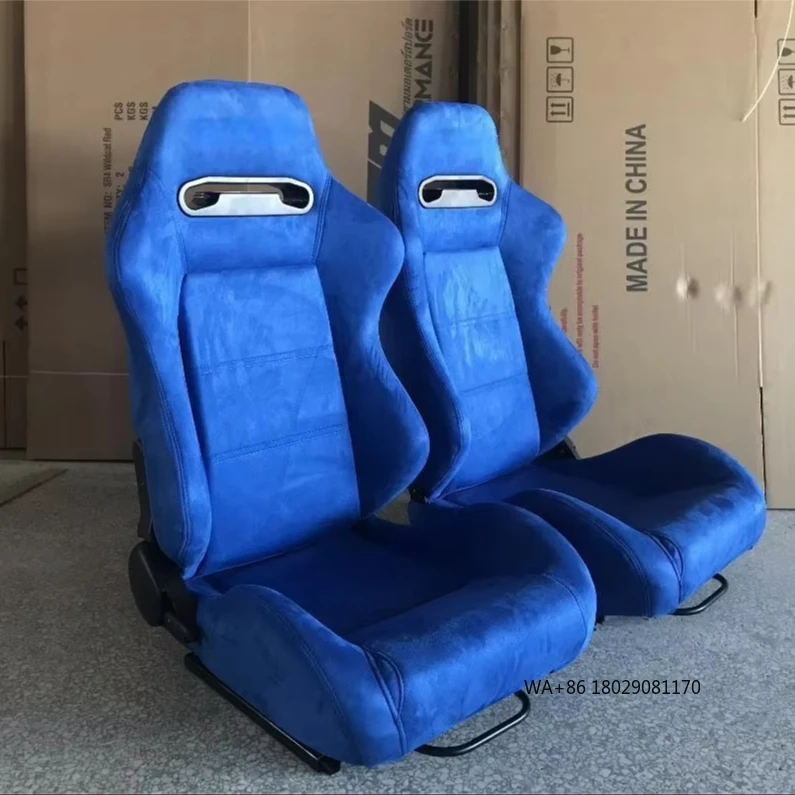 

New Full Red Suede Cloth for RECARO SPD Bucket Racing Seats Universal Sport Seat With Double Slider