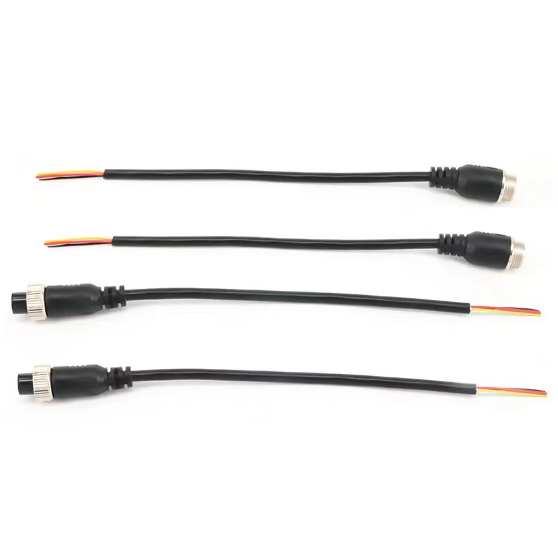 Connectors Cable 20cm Airline Male Socket Line Gx12-4 for Pipe Inspection Sewer Camera Industrial Endoscope Accessories Wire