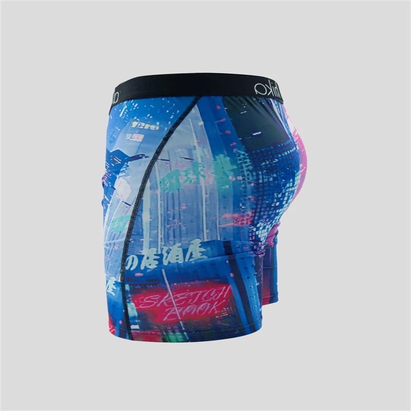 Sexy Men Underwear Boxers Cueca Male Panties Lingerie Men Underpants Boxershorts Plus Size Fashion Print XXXL Man Boxer Briefs