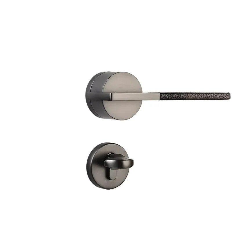 

Modern style metal designer handle gold luxury security door handle door lock