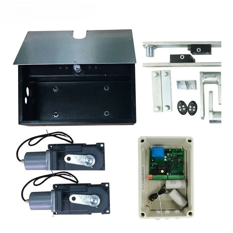 High Quality Dual Arm 500KG*2 Automatic Swing Gate Operator Modern Design AC Motor Stopper for Villas Underground Gate Opener