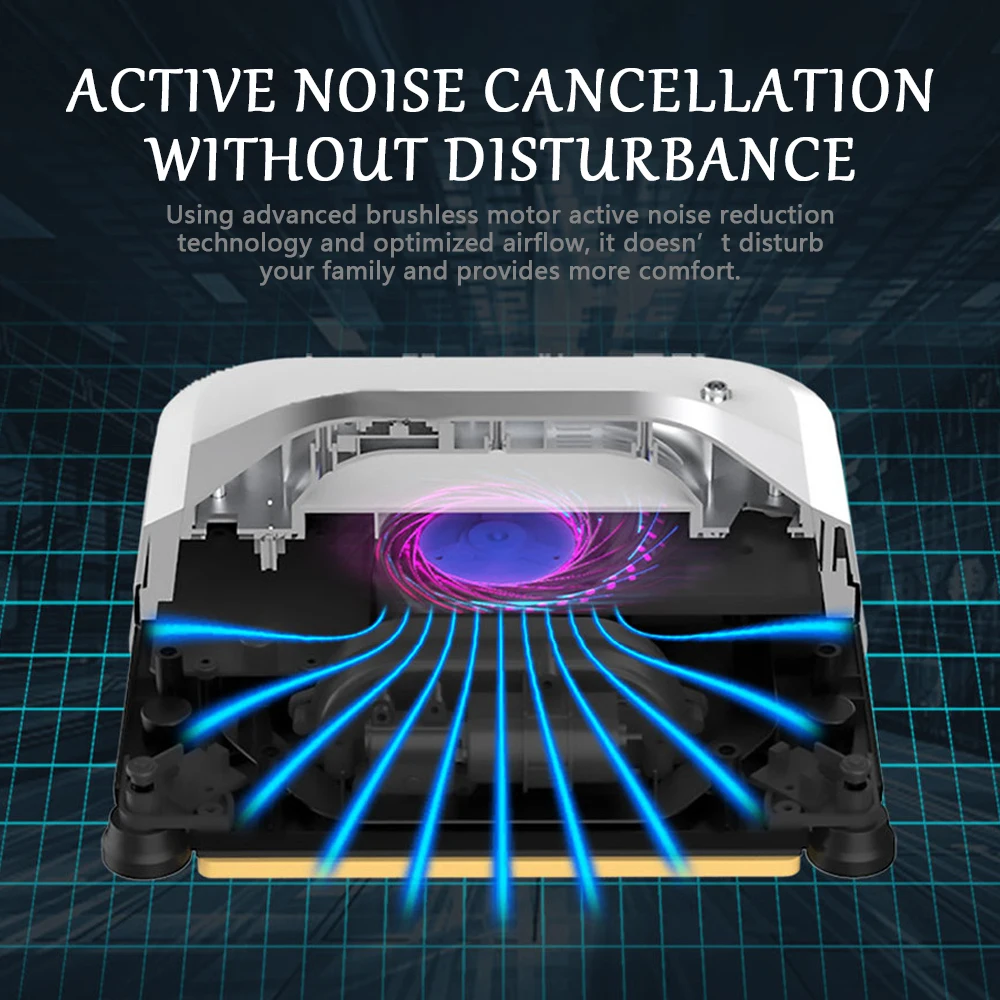 أداة تنظيف النوافذ الكهربائية الأوتوماتيكية بالكامل للتحكم عن بعد، أداة تنظيف الزجاج ذات الامتزاز القوي للغاية على الوجهين #5