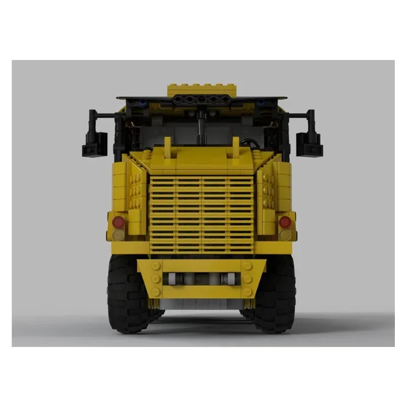 MOC-34802 شاحنة صفراء M1070 نقل المعدات الثقيلة بنة نموذج 1517 أجزاء أطفال اللبنات لعبة الهدايا