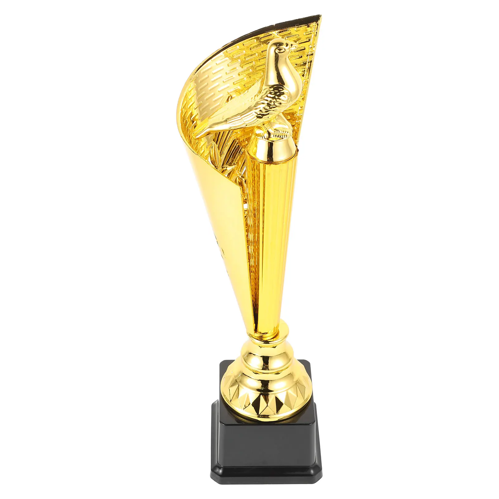 

Pigeon Trophy Golden Basketball Award for Kids Sports Dance Poetry League Game Competition Large Durable