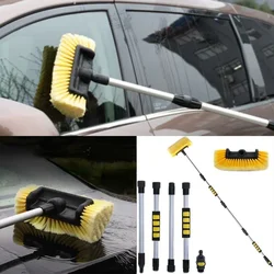 Fregona para lavado de coches, limpiador de vidrio de ventana de varilla larga extraíble, cepillo rociador de agua para coche, herramienta de limpieza de mantenimiento, accesorio para automóvil