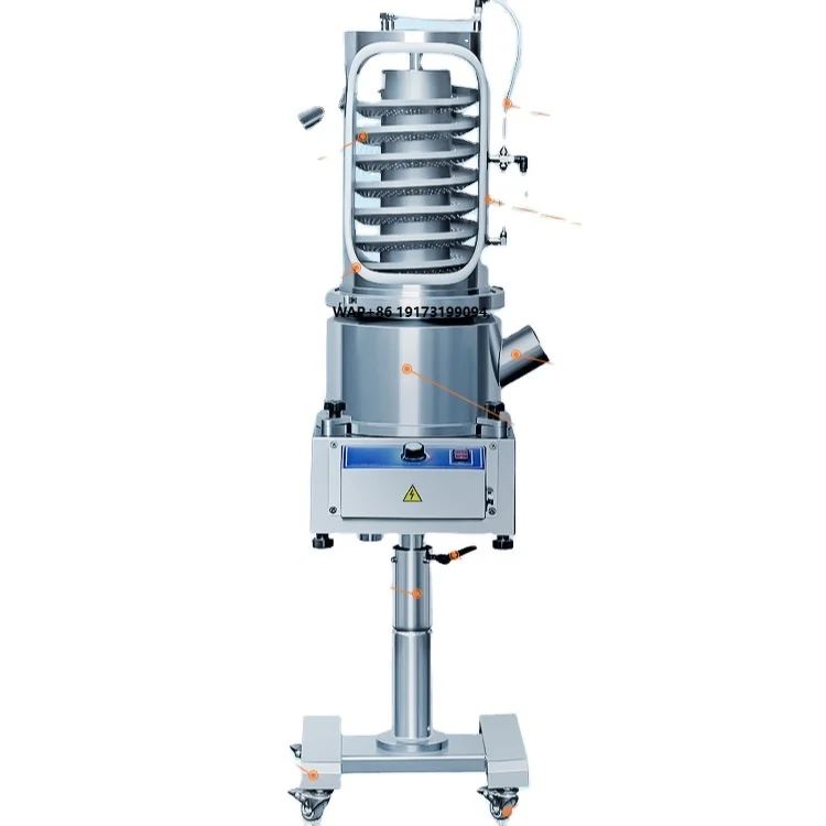Automatic Hight Speed Uphill Tablet Deduster Tablet Polishing Machine