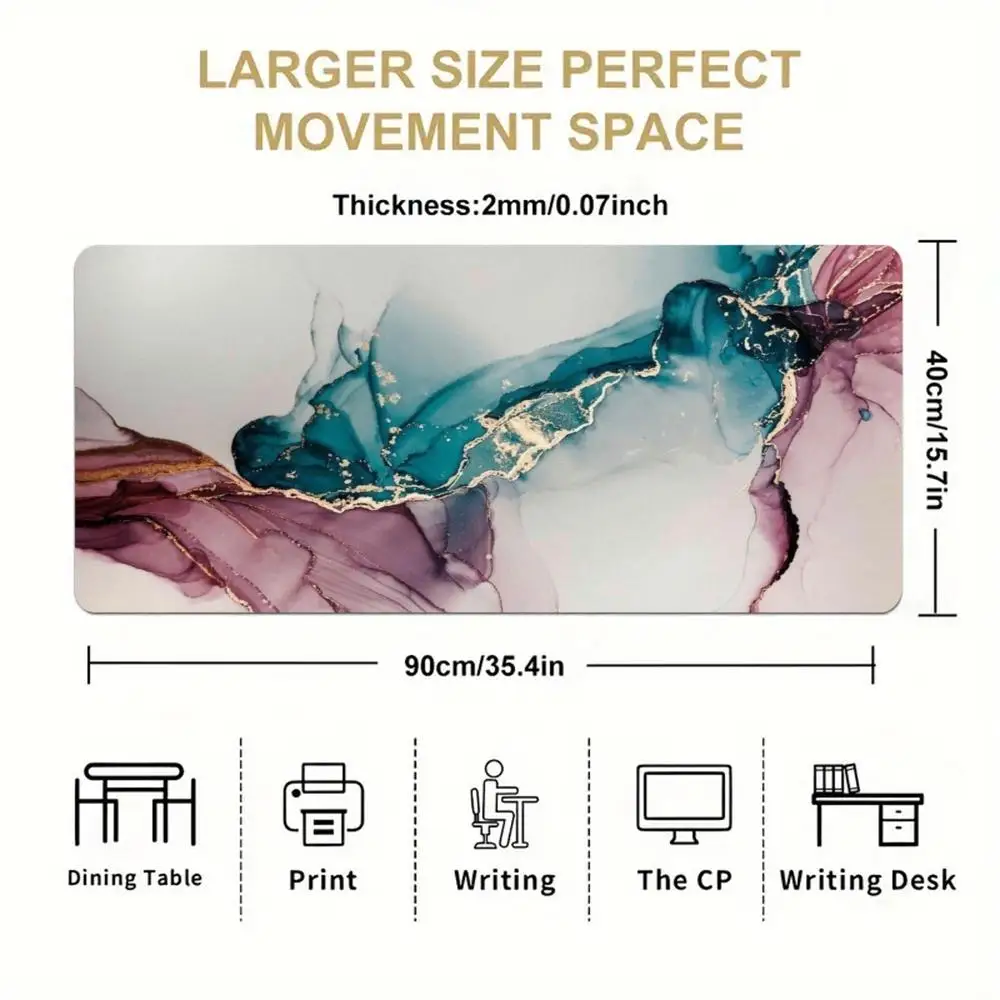 لوحة ماوس للألعاب كبيرة الحجم لطاولة الكمبيوتر المحمول، مكتب الكمبيوتر، لوحة ماوس كبيرة الحجم، ملحقات الكمبيوتر، مفرش مكتبي غير قابل للانزلاق #6