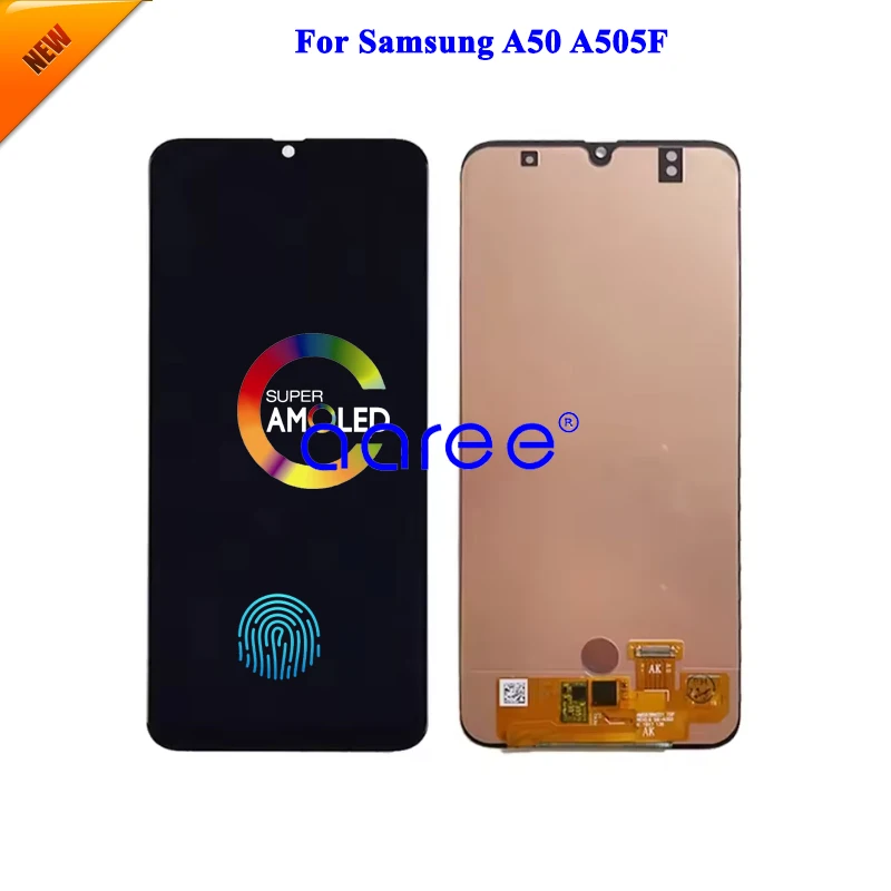 新型amomled-oled-lcd-サムスンa50-2019-a505-lcd-a50-lcd用-サムスンa50-a505-lcdスクリーン-タッチデジタイザーアセンブリ