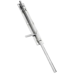 Thickened Stainless Steel Floor Latch Gate Lock Extended Wooden Bolt Welded Iron Door Surface Mounted Cane Bolt Shed