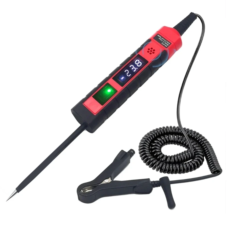 

Digital Tester Pen 870, Auto Circuit Detector with LCD Display for Vehicle Maintenance Circuit Fault Finding