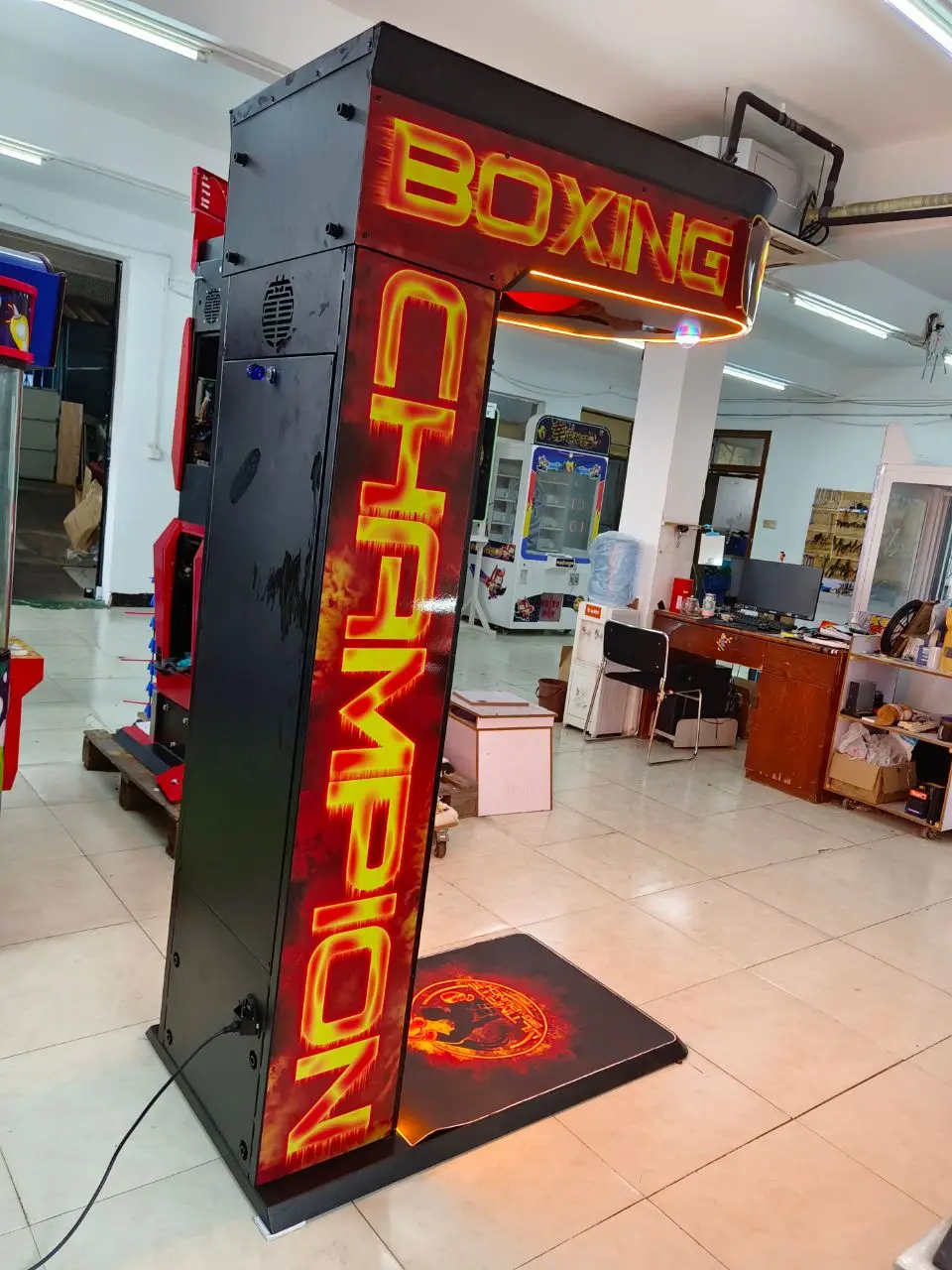 الملاكمة أبطال الملاكمة ممر رائجة البيع شارع تسلية عملة تعمل ألعاب الملاكمة لعبة لكمة آلة السعر للبيع #6