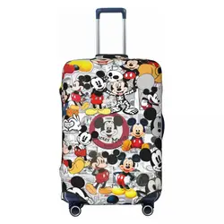 Custom Mickey Mouse Luggage Cover Protector Funny Travel Suitcase Covers for 18-32 Inch