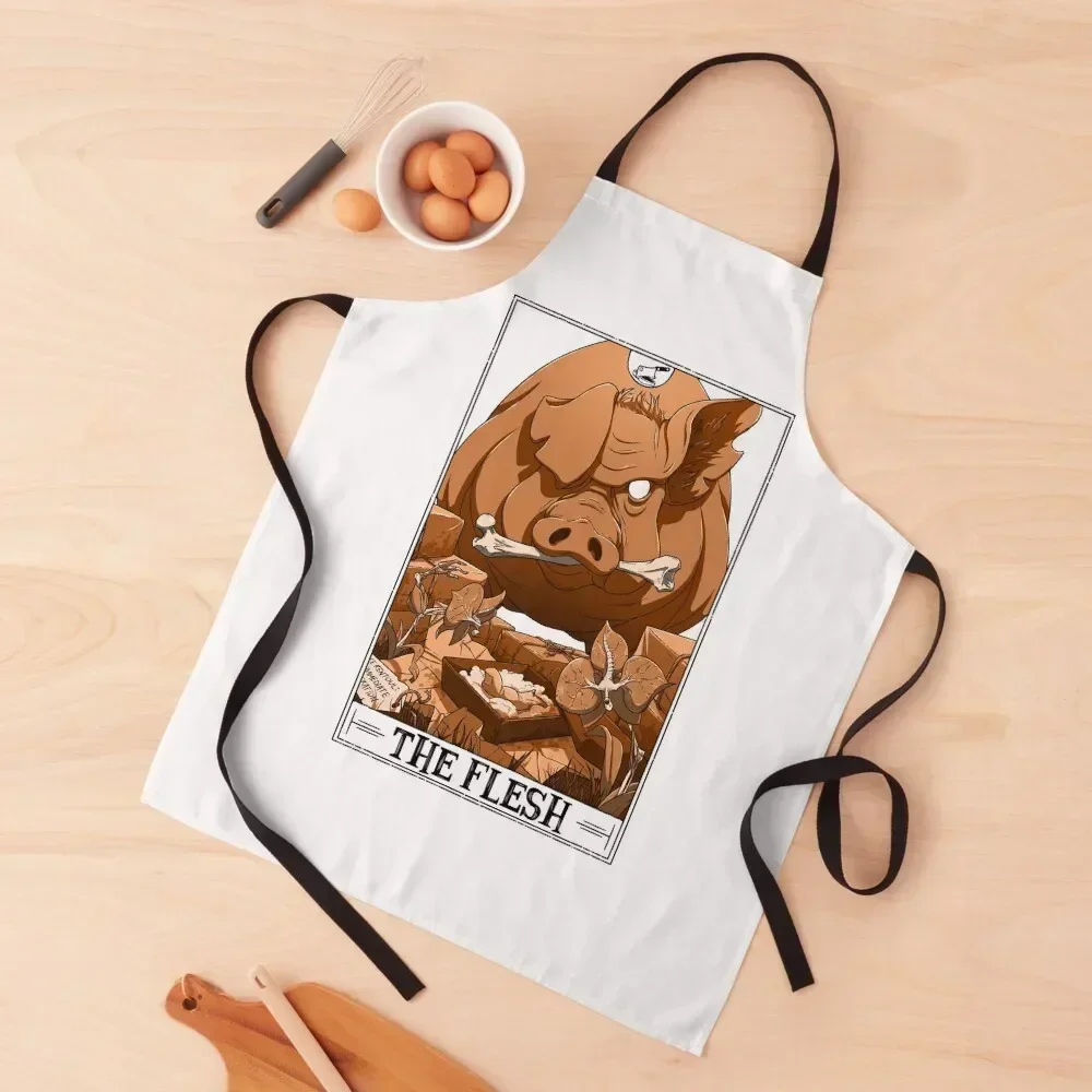 

The Flesh "Tarotesque" - (Light) Apron kindergarten teacher Household Items Useful Women's Home Clothes Woman Kitchen Apron