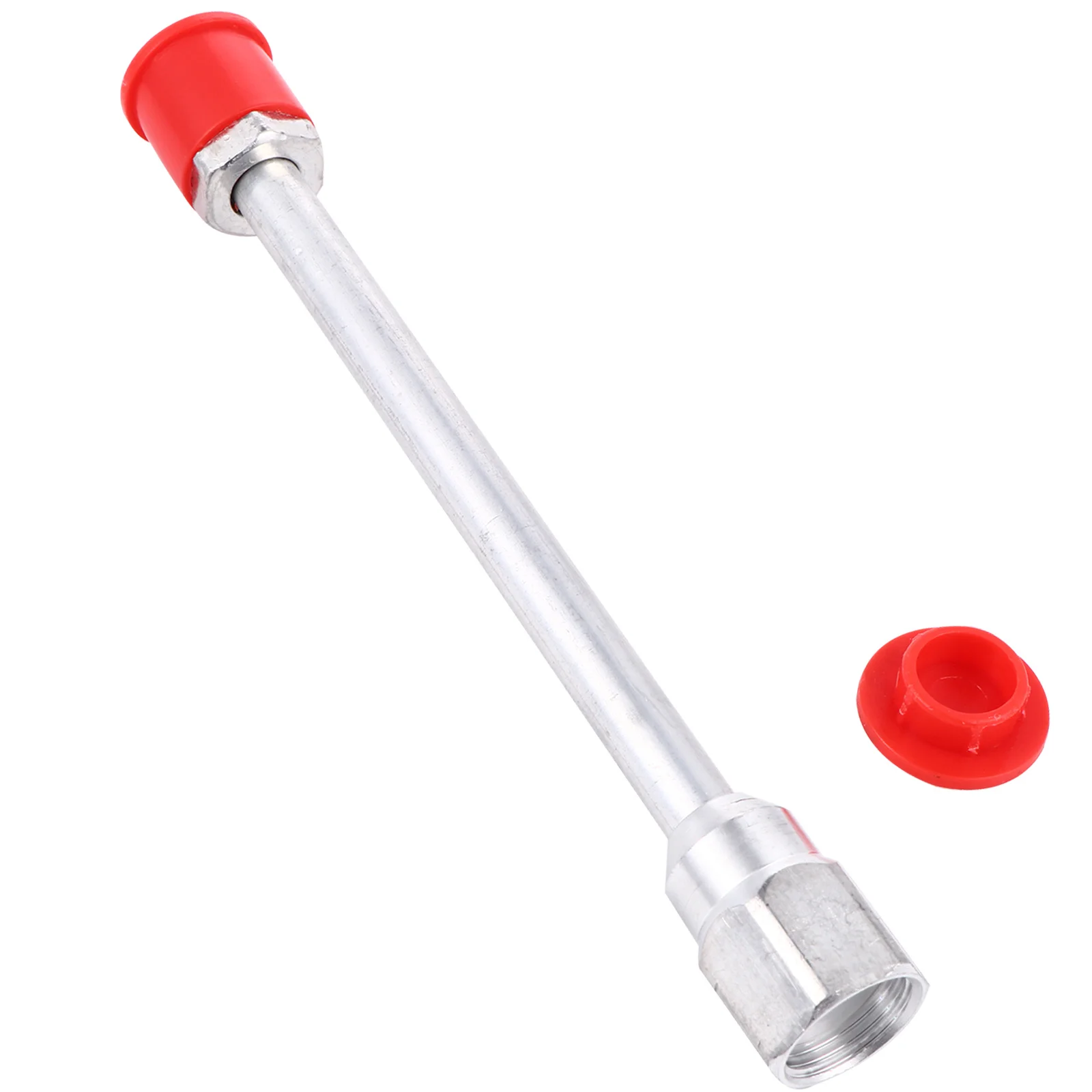 Для безвоздушной краски, серебряный высокопрочный наконечник распыления, простая установка, не изгиб, прочный стержень для краски, удлинитель распылителя