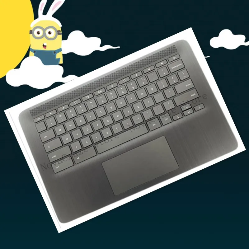 

L90459-001 Новый для Chromebook 14 G6, упор для рук, верхний чехол, рамка клавиатуры США, сенсорная панель
