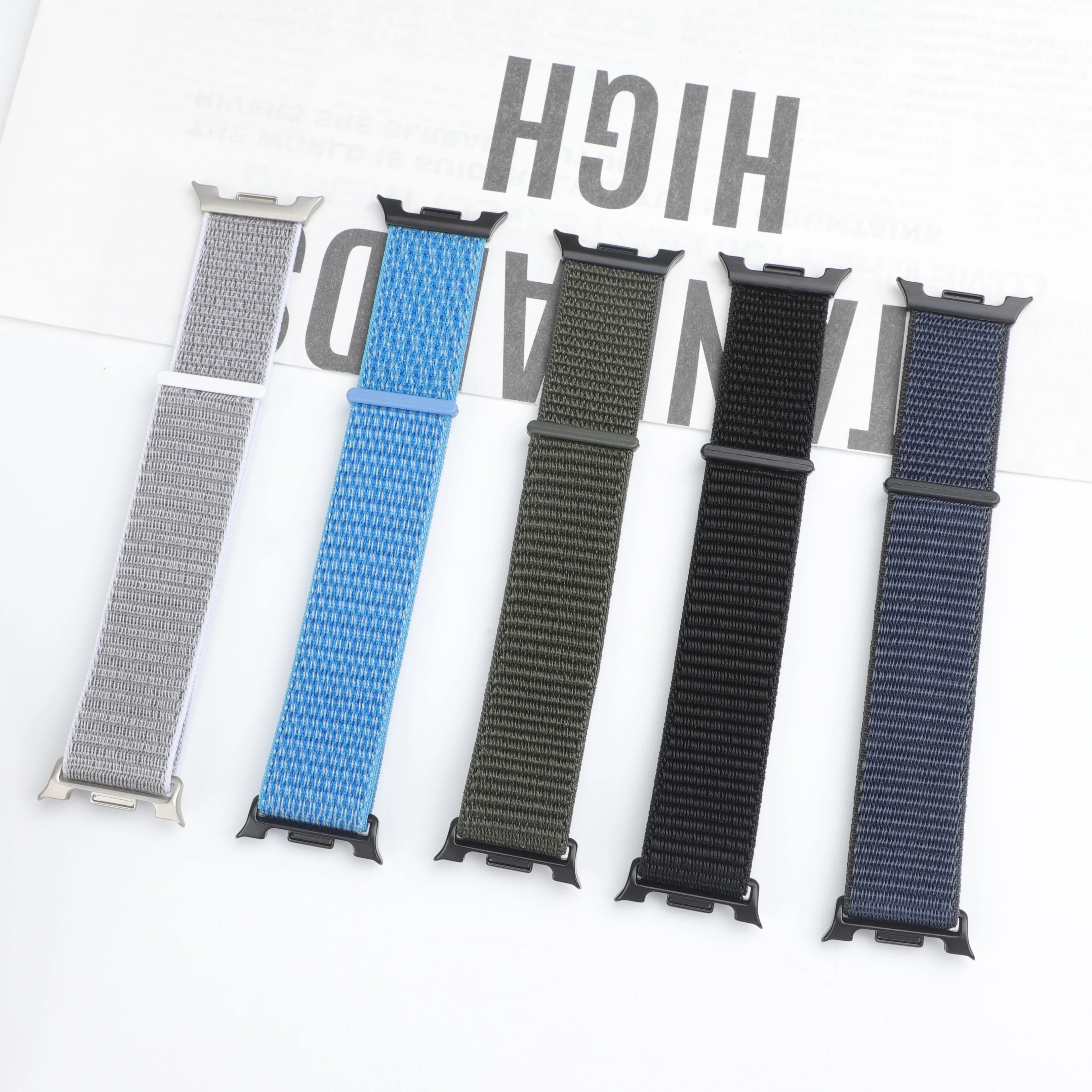 Nylon-Sportarmbänder für Samsung Galaxy Watch 8 Classic Smartwatch-Zubehör Armband Correa Galaxy Watch 9 8 40/44mm Band – Detail 1