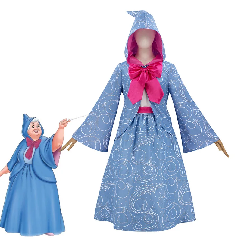 Adult The Little Glass Slipper Godmother Outfit Fancy Dress Up Halloween  Costume Women 1950s The Fairy Godmother Costume - AliExpress