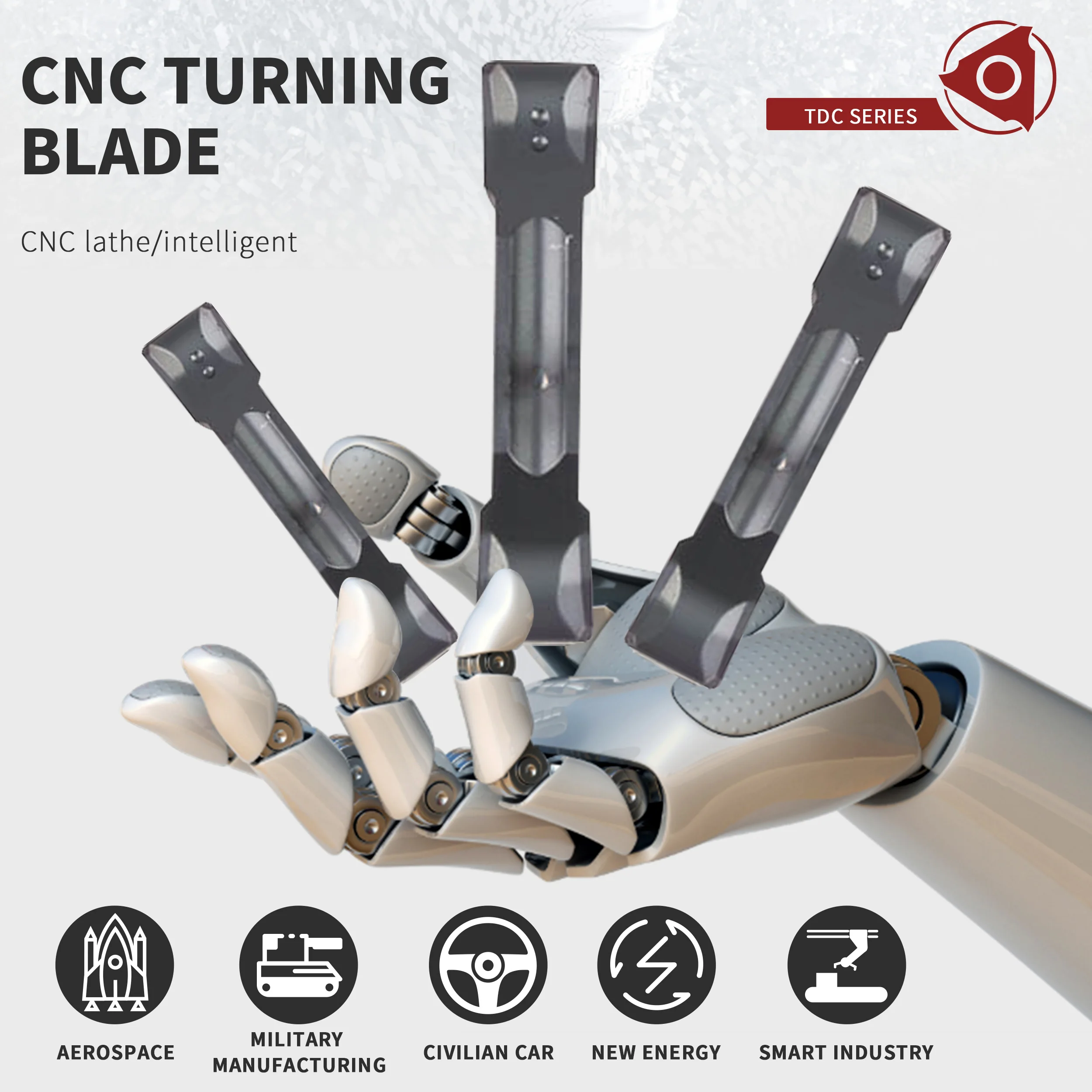 TDC200 LF6018 TDC 300/400 التصنيع باستخدام الحاسب الآلي مخرطة كربيد إدراج قطع الأخدود شفرة الفولاذ المقاوم للصدأ العالمي عالية النهاية