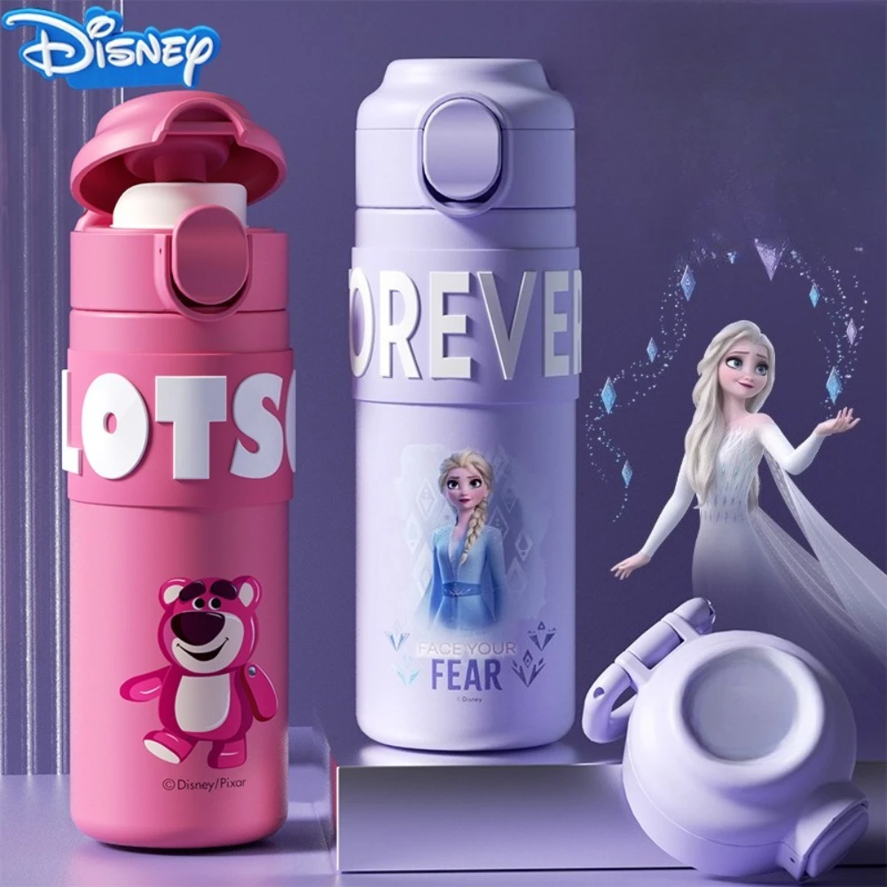 

MINISO Disney принцесса Эльза бутылка для воды детская мультяшная чашка из нержавеющей стали вакуумный стакан бутылка для воды для девочки подарок на день рождения