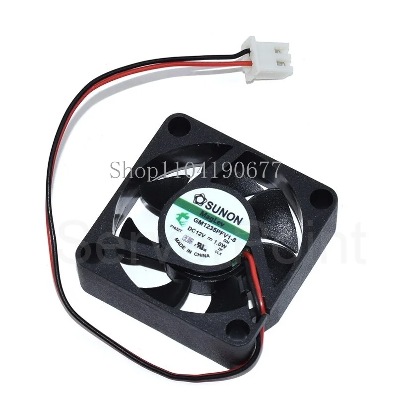 For SUNON GM1235PFV1 GM1235PFV1-8 DC12V 1.0W 2wire 2Pin 35x35x10MM Cooling Fan