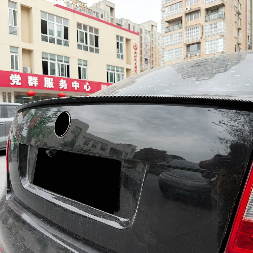 Car Rear Roof Trunk Lid Wings For Skoda Octavia MK2 2004-2014 Spoiler Tail Wing Fixed Decoration Exterior Accessories Tuning