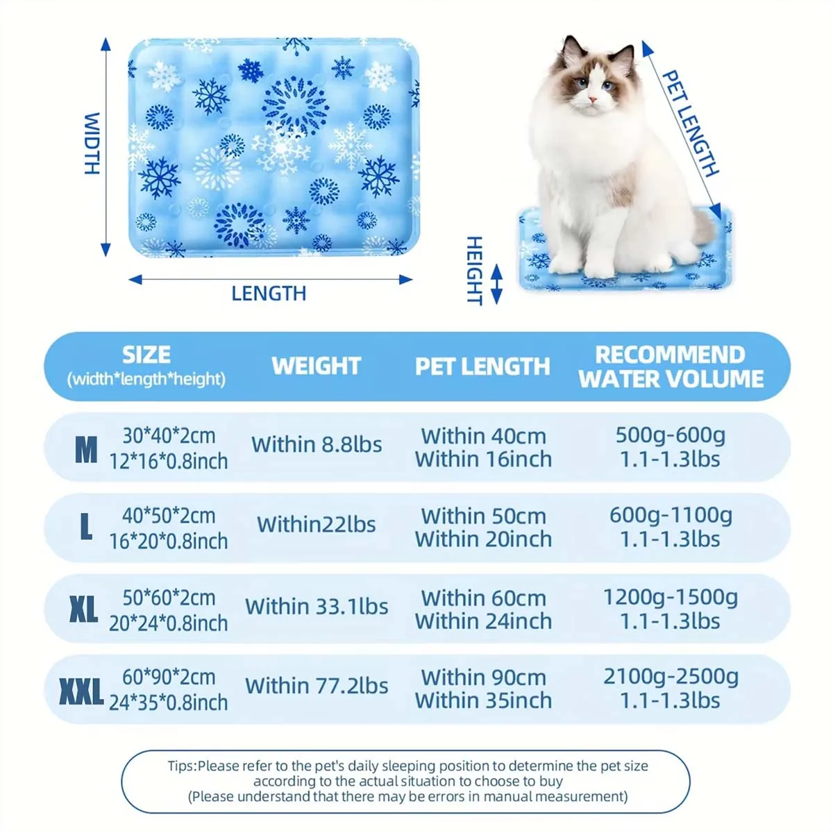 Pet Cooling Mat Dry Ice Pet Cool Pad Water Injection Cooling Dog Beds Keep Your Pet Cool Waterproof Wear Resistant For Dogs&Cats - Image 4