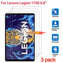 3 PCS Tempered Glass for Lenovo Legion Y700 8.8 inch 2022 Screen Protector Tablet Protective Film HD protective glass TB-9707F